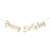 Geburtstag Buchstabengirlande Happy Birthday Gold 1m