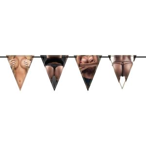 Folat Vrijgezellenfeest Vlaggenlijn - Sexy Girls - 6m - Veelkleurig - Papier