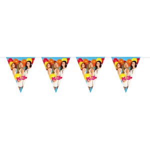 K3 Vlaggenlijn - Vrolijk gekleurde feestdecoratie van plastic - 10 meter