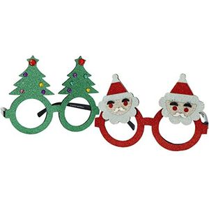 Kerst Bril Kerstboom En Kerstman 2st