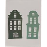 Sinterklaas Welkom Sint & Piet Raamstickers - Set van 5 stuks, PVC materiaal