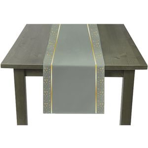 Folat, Tafelkleed, Gelukkige Verjaardag 240x35cm Papieren Gouden Dageraad Tafelloper