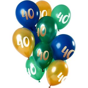 Ballons 40 Jahre Mix 30cm 12 Stk.