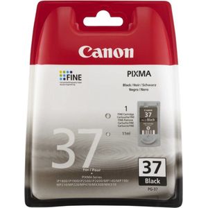 Canon PG-37BK inktcartridge 1 stuk(s) Origineel Foto zwart