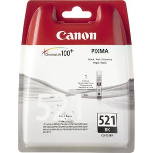 Canon CLI-521 BK inktcartridge 1 stuk(s) Origineel Zwart