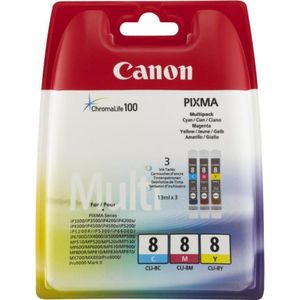 Tintenpatrone Canon CLI8CMY Multipack cyan magenta yellow