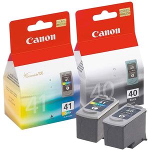 Inktcartridge Canon PG-40 + CL-41 zwart + kleur