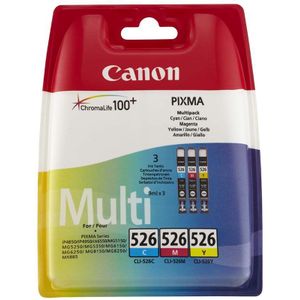 Inktcartridge Canon CLI-526CMY multipack kleur (origineel)