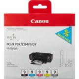 Inktcartridge Canon PGI-9 multipack PBK/C/M/Y/GY (origineel)
