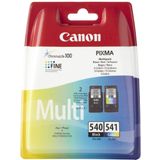 Canon PG-540 / CL-541 Druckerpatrone Multipack Schwarz + 3 Farben
