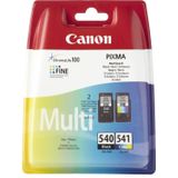 Canon PG-540 / CL-541 Druckerpatrone Multipack Schwarz + 3 Farben