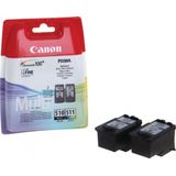 Canon - PG-510/CL-511 - Inktcartridges - Zwart/Kleur