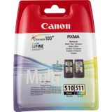 Canon PG-510/CL-511 Zwart en Kleur