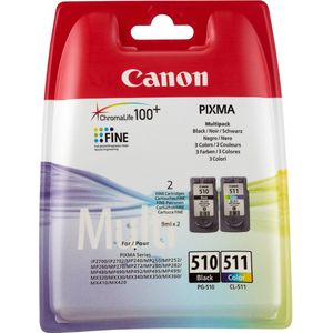 Canon PG-510/CL-511 - Inktcartridge - Zwart Kleur