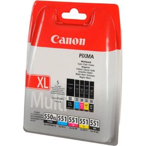 Inktcartridge Canon PGI-550XL/CLI-551 multipack (origineel)