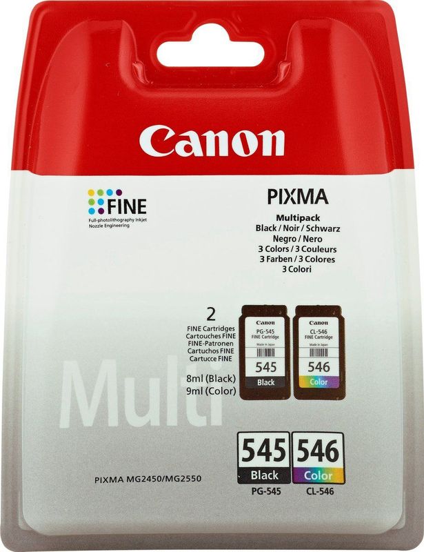 Canon PG-545 / CL-546 Multipack Zwart en Kleur