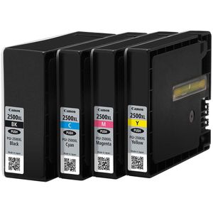 Canon PGI-2500XL - Inktcartridge / Zwart / Cyaan / Geel / Magenta /  Hoge Capaciteit