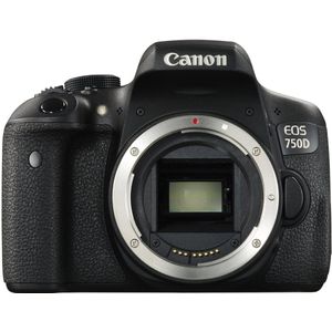 Canon - EOS 750D - Digitale Camera - Zwart - Body