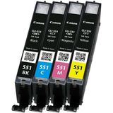 Canon CLI-551 multipack BK/C/M/Y Inktcartridge (origineel)