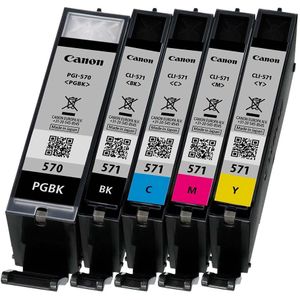 Canon PGI-570/CLI-571 - Inktcartridge / Zwart / Cyaan / Magenta / Geel