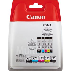 Canon PGI-570/CLI-571 Inktcartridge Zwart Cyaan Magenta Geel