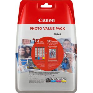 Canon CLI-571XL -  XL Inktcartridge - Zwart / Cyaan / Magenta / Geel
