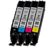 Canon CLI-571 C/M/Y/BK inktcartridge 4 stuk(s) Origineel Normaal rendement Zwart, Cyaan, Geel, Magenta