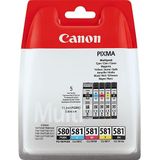 Inktpatroon Canon PGI-580BK / CLI-581 BK/C/M/Y-multipack (origineel)