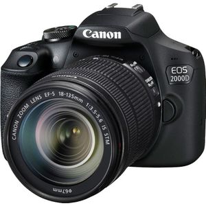 Canon EOS 2000D DSLR + 18-135mm IS STM