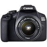 Canon - EOS 2000D Kit - Camera - Zwart - 24,1 Mpx - 18-55 mm
