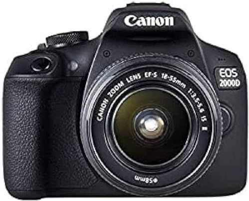 Canon - EOS 2000D Kit - Camera - Zwart - 24,1 Mpx - 18-55 mm