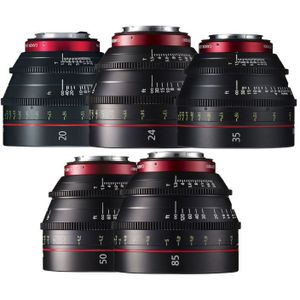 Canon DU EF 5 Primes Bundle 20/24/35/50/85 MTR