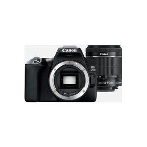 Canon EOS 250D-camera, zwart + EF-S 18-55mm f/4-5.6 IS STM-lens