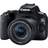 Canon - EOS 250D - Camera - Zwart - DSLR met Bewegend Scherm