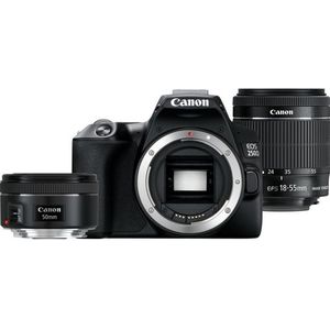Canon - EOS 250D - Camera - Zwart - DSLR met Bewegend Scherm