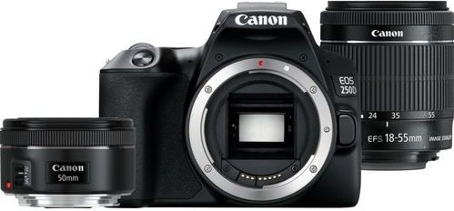 Canon - EOS 250D - Camera - Zwart - DSLR met Bewegend Scherm