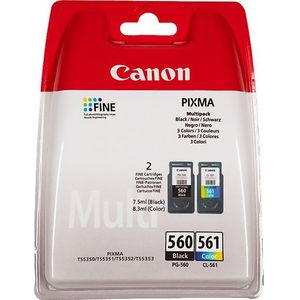 Canon Pg-560 / Cl-561 Zwart - Kleur (3713c005)