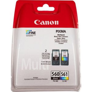 Canon PG-560/CL-561 - Inktcartridge - Zwart/Multicolor