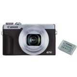 Canon - PowerShot G7 X Mark III - Accu Kit - Zilver - 20,1MP - 4K Video - 2 stuks