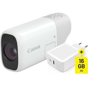 Canon PowerShot ZOOM Digitale camera 12.1 Mpix Wit Beeldstabilisatie, Bluetooth, Geïntegreerde accu, Full-HD video-opname