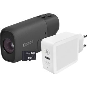 Canon PowerShot ZOOM - Compact Camera - Zwart - 12,1 Megapixel - Inclusief 64 GB microSD-kaart