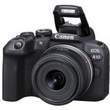 Canon - EOS R10 - Digitale Camera - Zwart - APS-C - Inclusief RF-S 18-45mm Lens