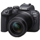 Canon - EOS R10 - Digitale Camera - Zwart - Inclusief RF-S 18-150mm Lens