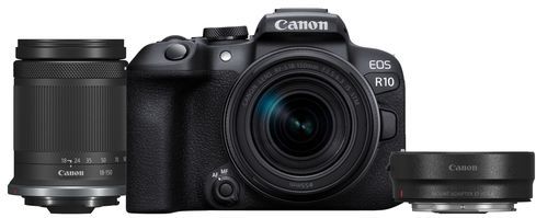 Canon - EOS R10 - Digitale Camera - Zwart - Inclusief RF-S 18-150mm Lens