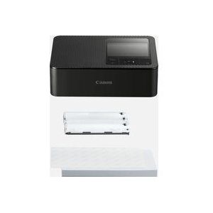 Draagbare Canon SELPHY CP1500-fotoprinter met papier, zwart