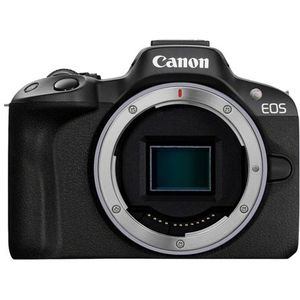 Canon EOS R50 - Systeemcamera content creator kit - + RF-S 18-45mm f/4.5-6.3 IS STM-lens, Microfoon, Windscherm & Statief
