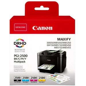 Canon PGI-2500 / 9290B006 C/M/Y/BK Multi Ppack - Inktpatroon Cyaan