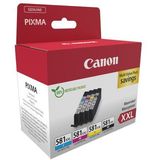 Canon CLI-581XXL Inktcartridge Multipack - Zwart/Cyaan/Magenta/Geel - Groot Volume