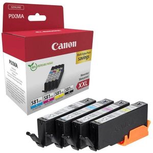 Canon Inktcartridge CLI-581XXL C/M/Y/BK Multi Pack Origineel Combipack Zwar - Cyaa - Magent