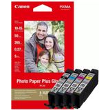 Canon CLI-581XL value pack BK/C/M/Y-inktcartridge + 50 vellen fotopapier (origineel)